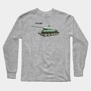 T-34-85 Medium Tank Long Sleeve T-Shirt